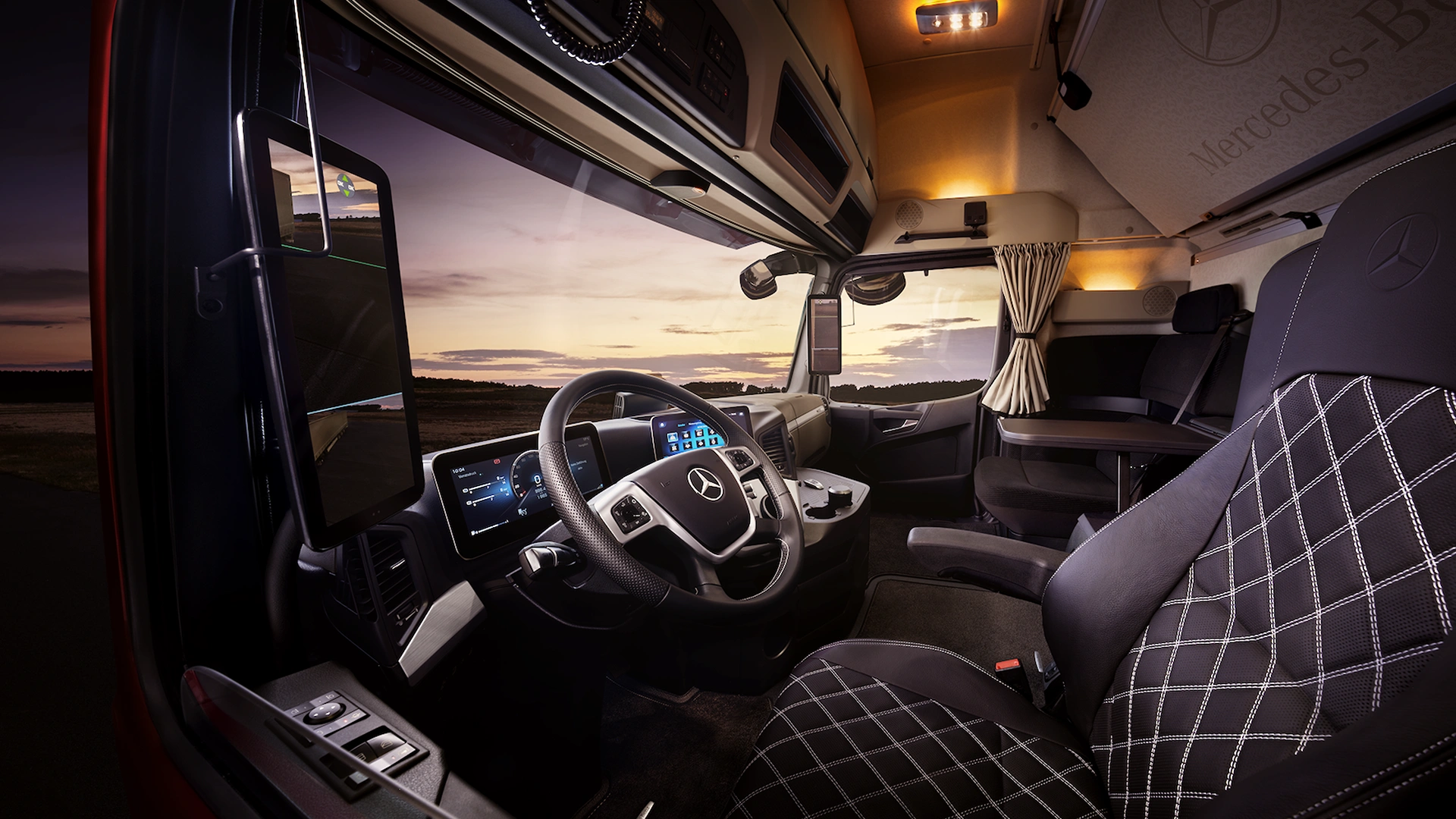 Actros L:n ohjaamo