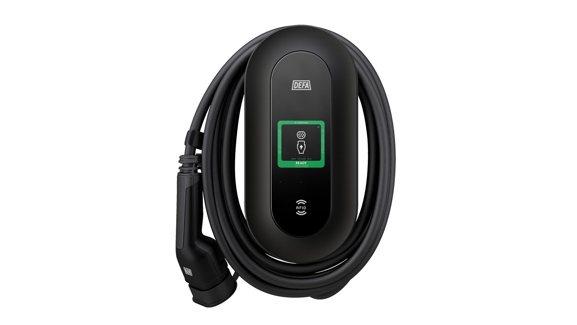 Defa Power 22kW latausasema seinäkiinnityksellä.