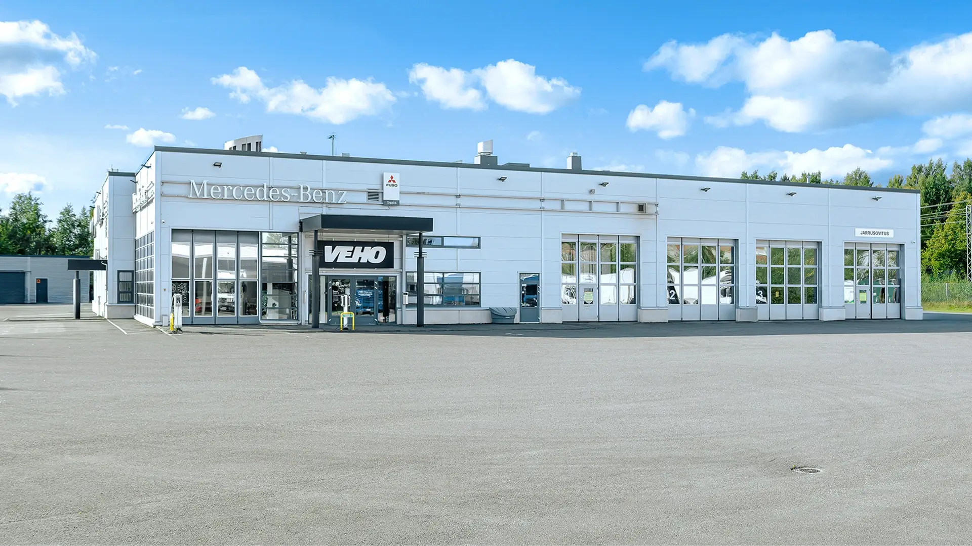 Veho Lahden julkisivu