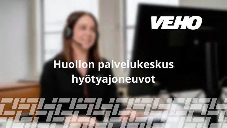 Vehon palvelukeskus palvelee kuorma-autojen, pakettiautojen ja erikoisajoneuvojen huolto asioissa.