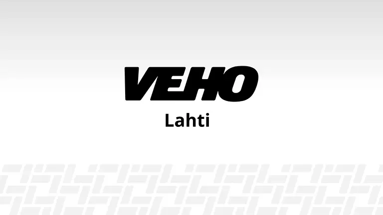 Veho-logo Lahti-tekstillä