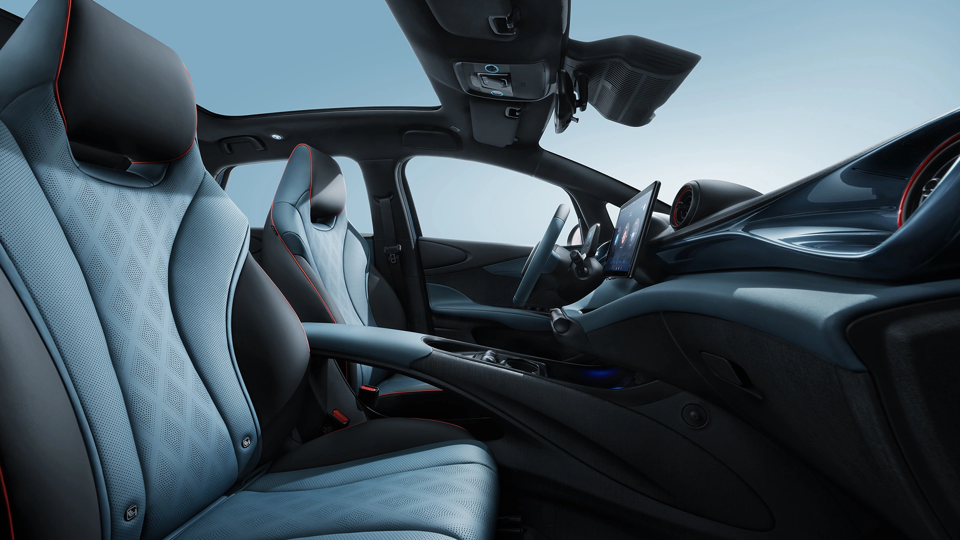 Vehon myymä BYD Dolphin auton sisätilakuva