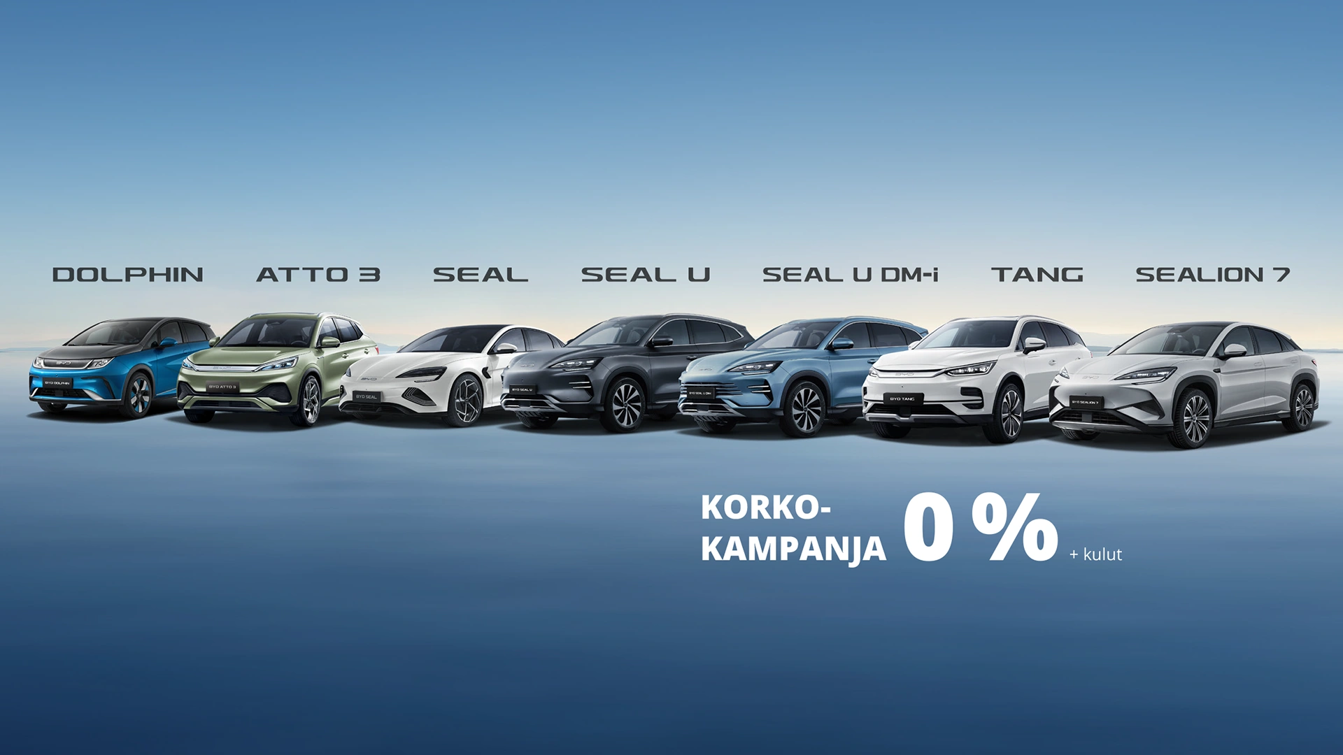 BYD-mallisto rivissä Vehon studiokuvassa