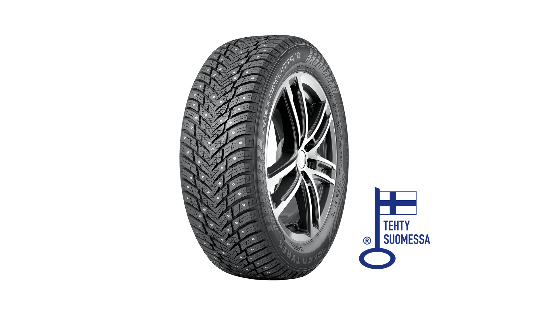 Nokian Tyres Hakkapeliitta 10 on tehty Suomessa.