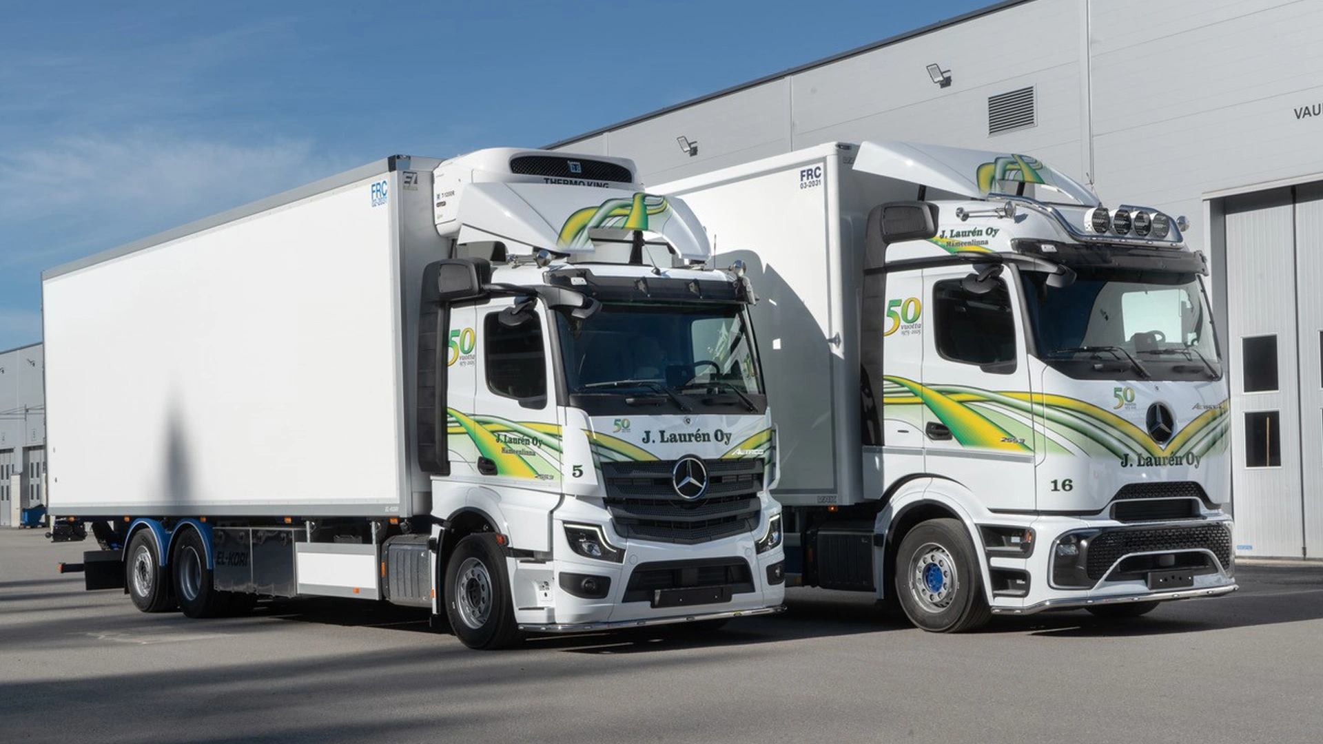 J.Lauren Oy:n Mercedes-Benz kuorma-autot