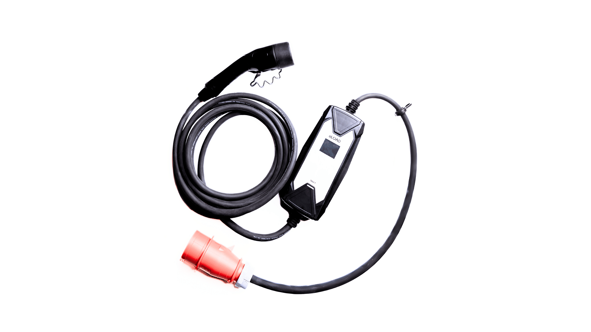 eLOAD Model T 11kW Type2 kannettava latauslaite.