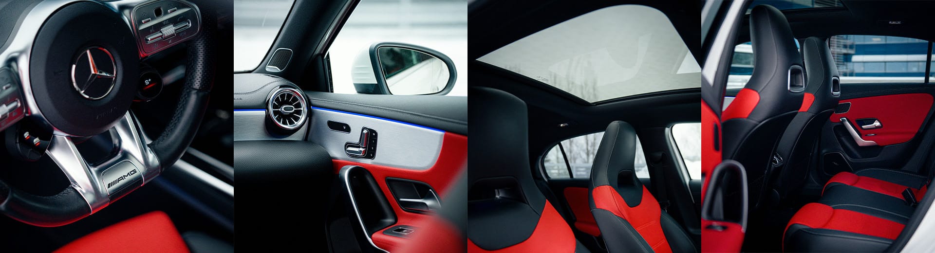 Mercedes-AMG A 45 S -mallin sisätilan kuvat.