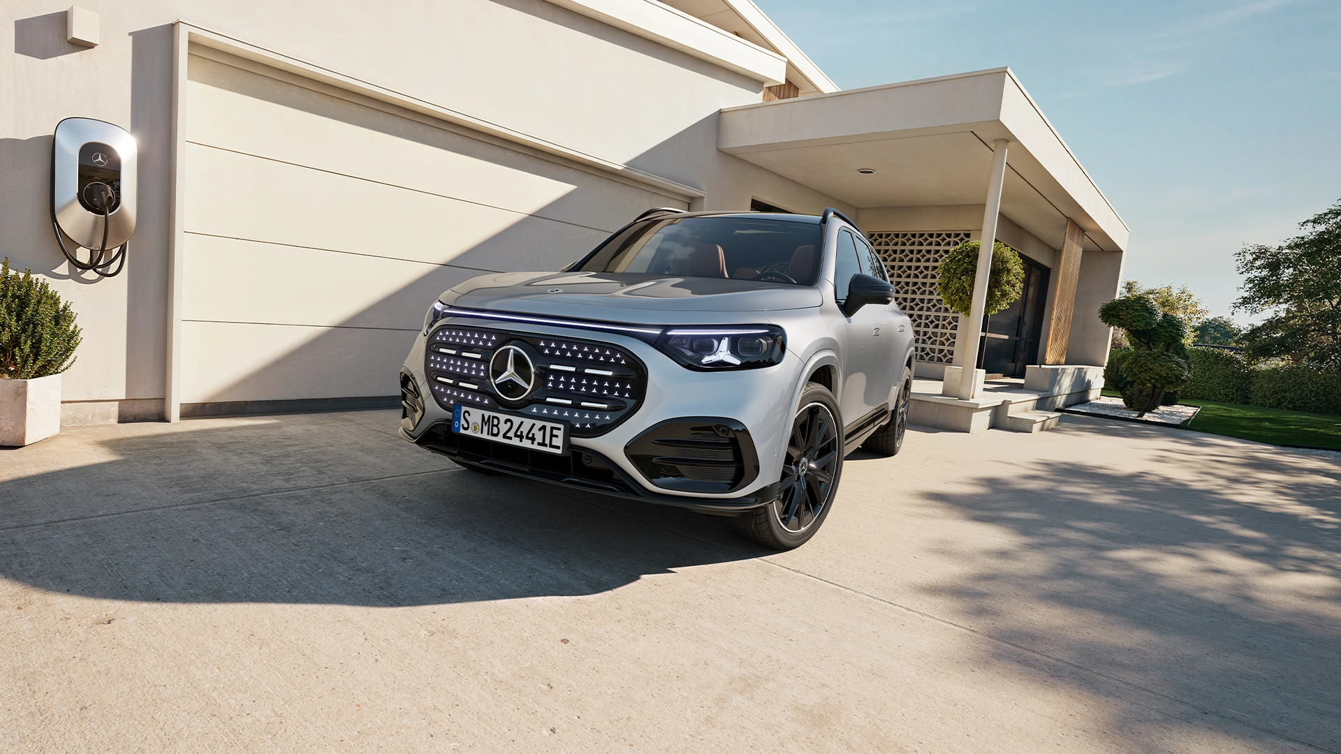 Uusi GLB edestä kuvattuna