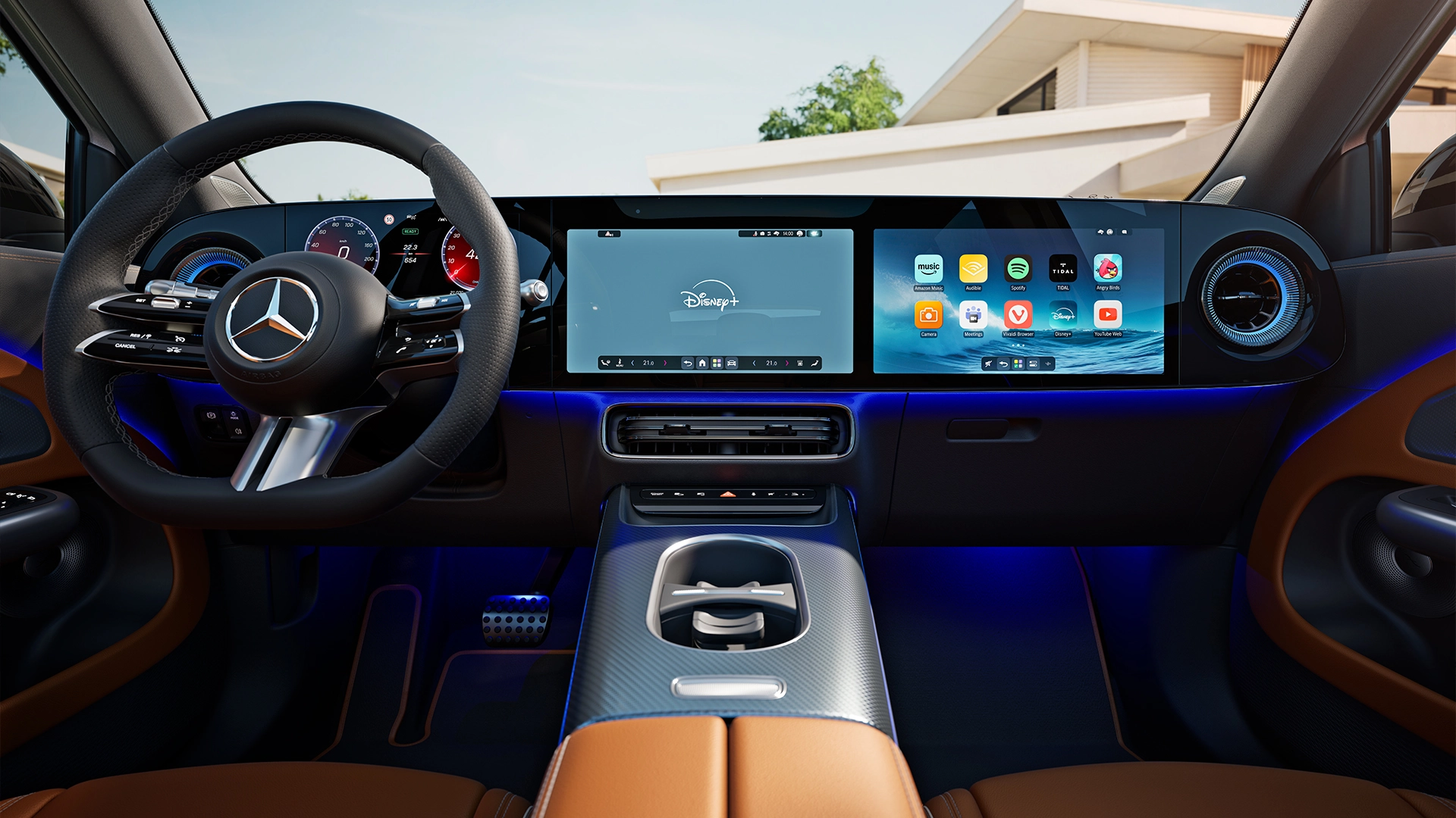 Uuden Mercedes-Benz GLB:n ohjaamo