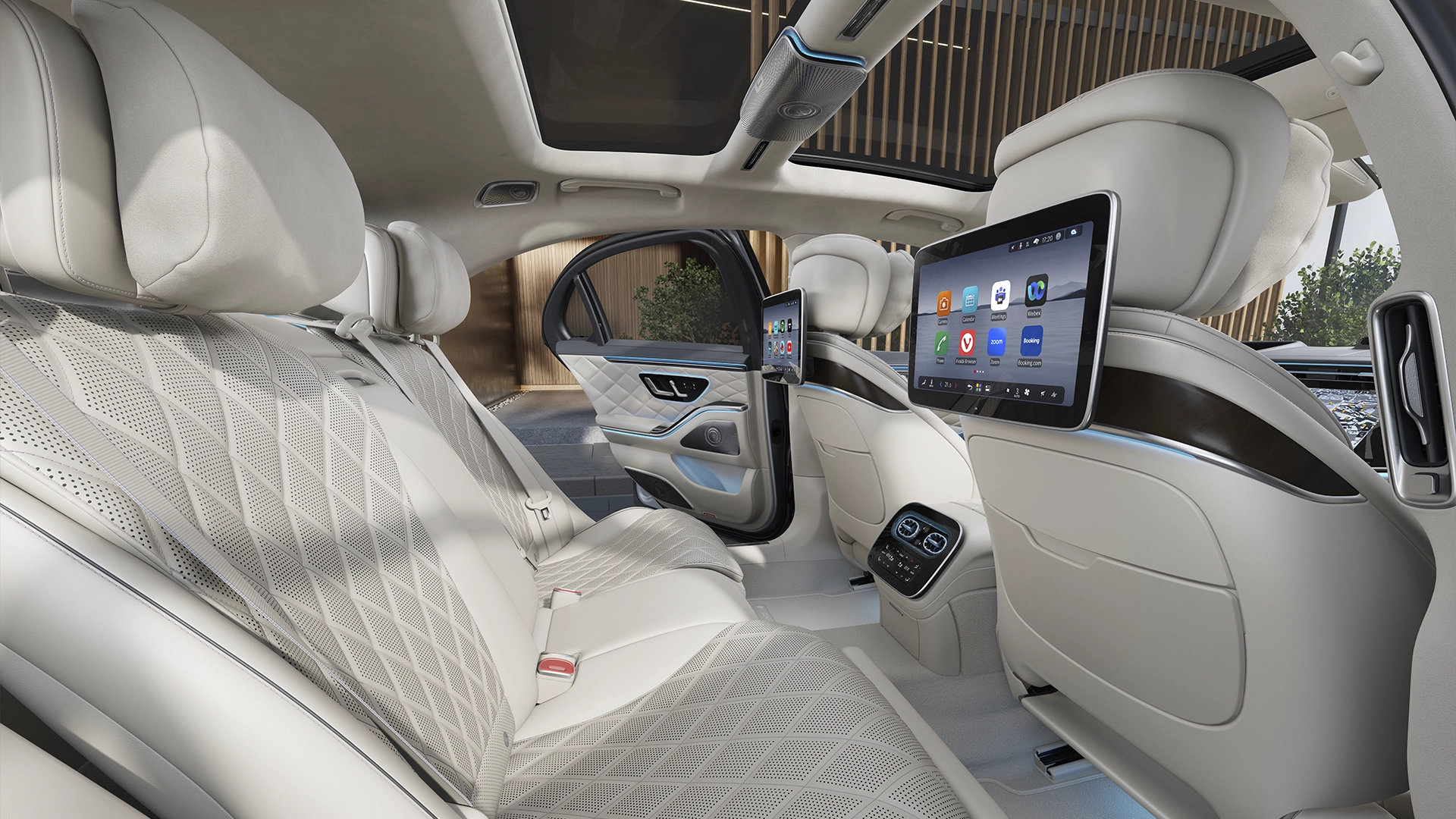 Mercedes-Benz S-sarja sisältä