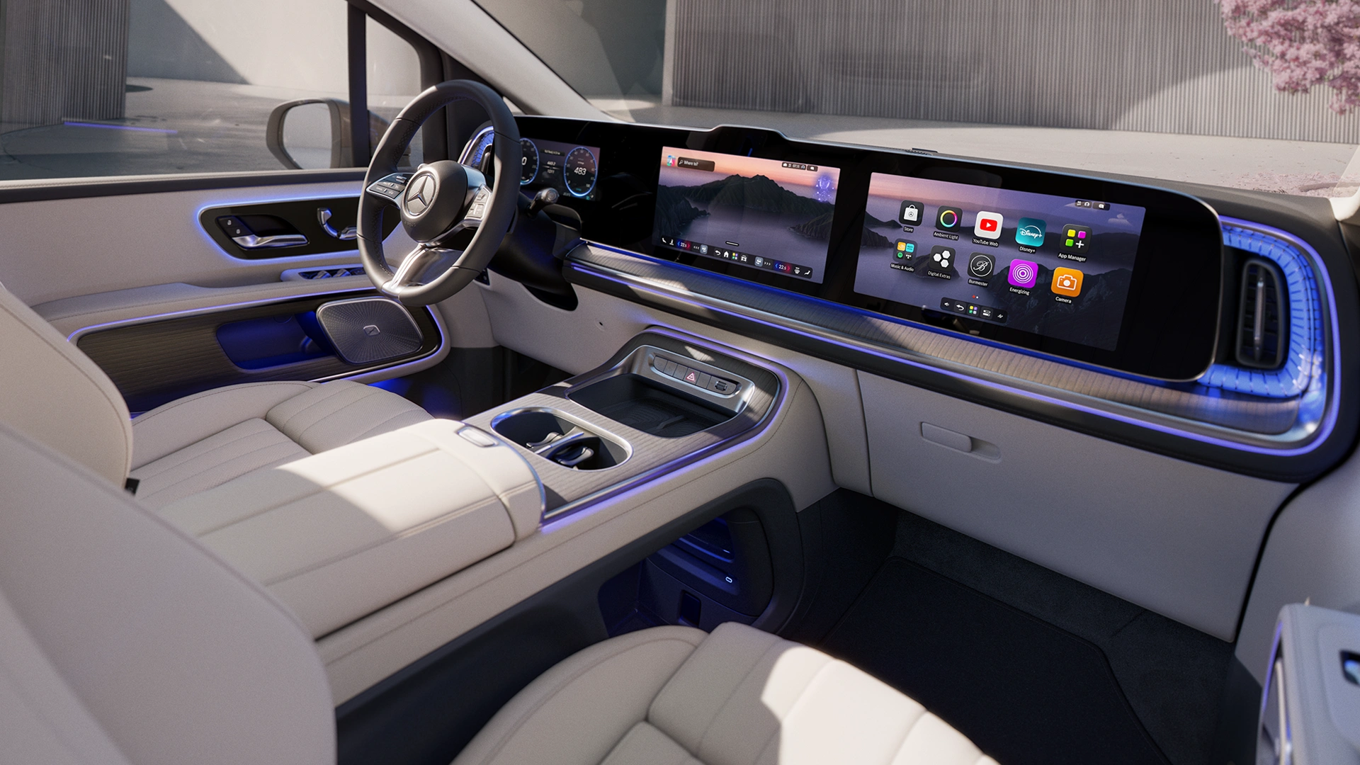 Mercedes-Benz VLE -mallin kojelauta