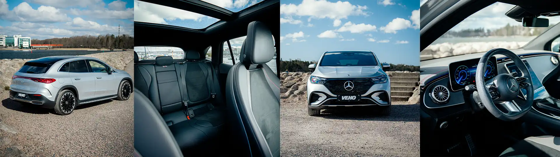 Mercedes-Benz EQE SUV ulko- ja sisätilat