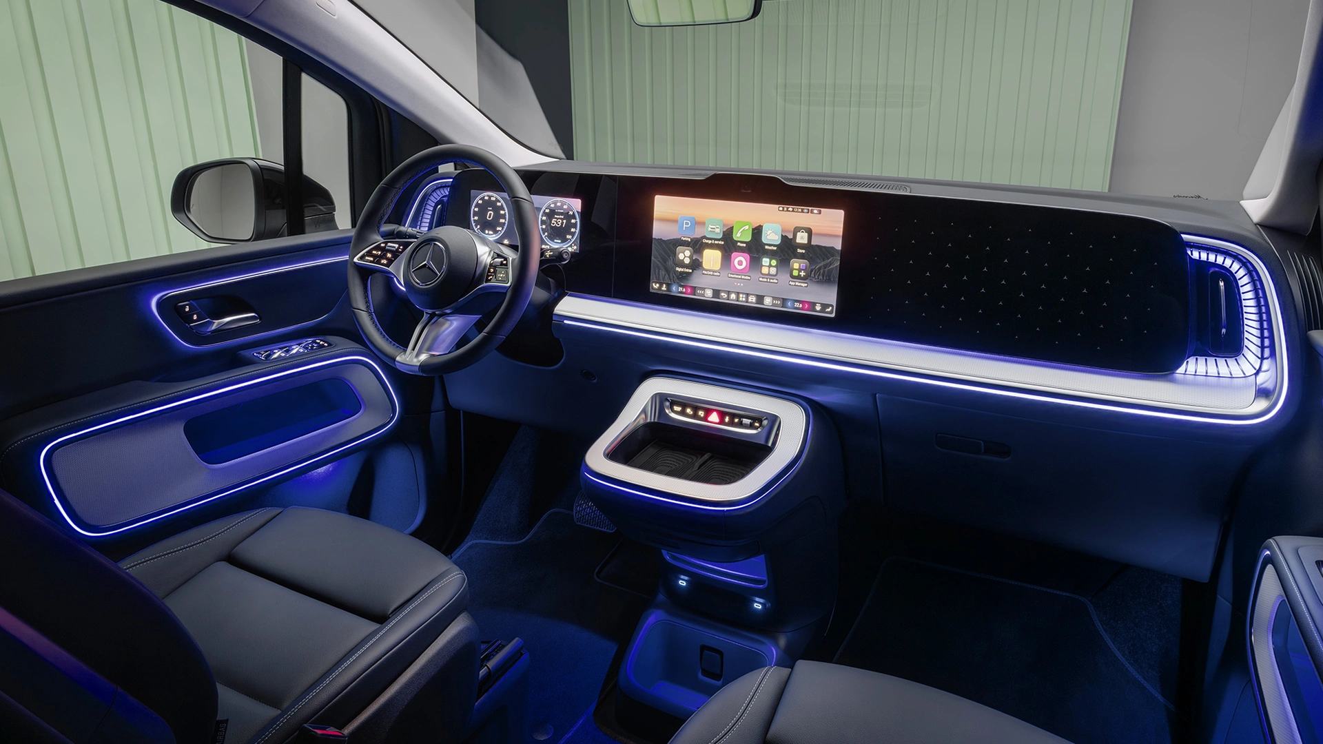 Mercedes-Benz VLE:n sisätila