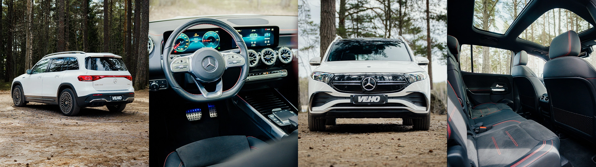 Mercedes-Benz EQB 300 4MATIC Business AMG auton sisä- ja ulkotilat