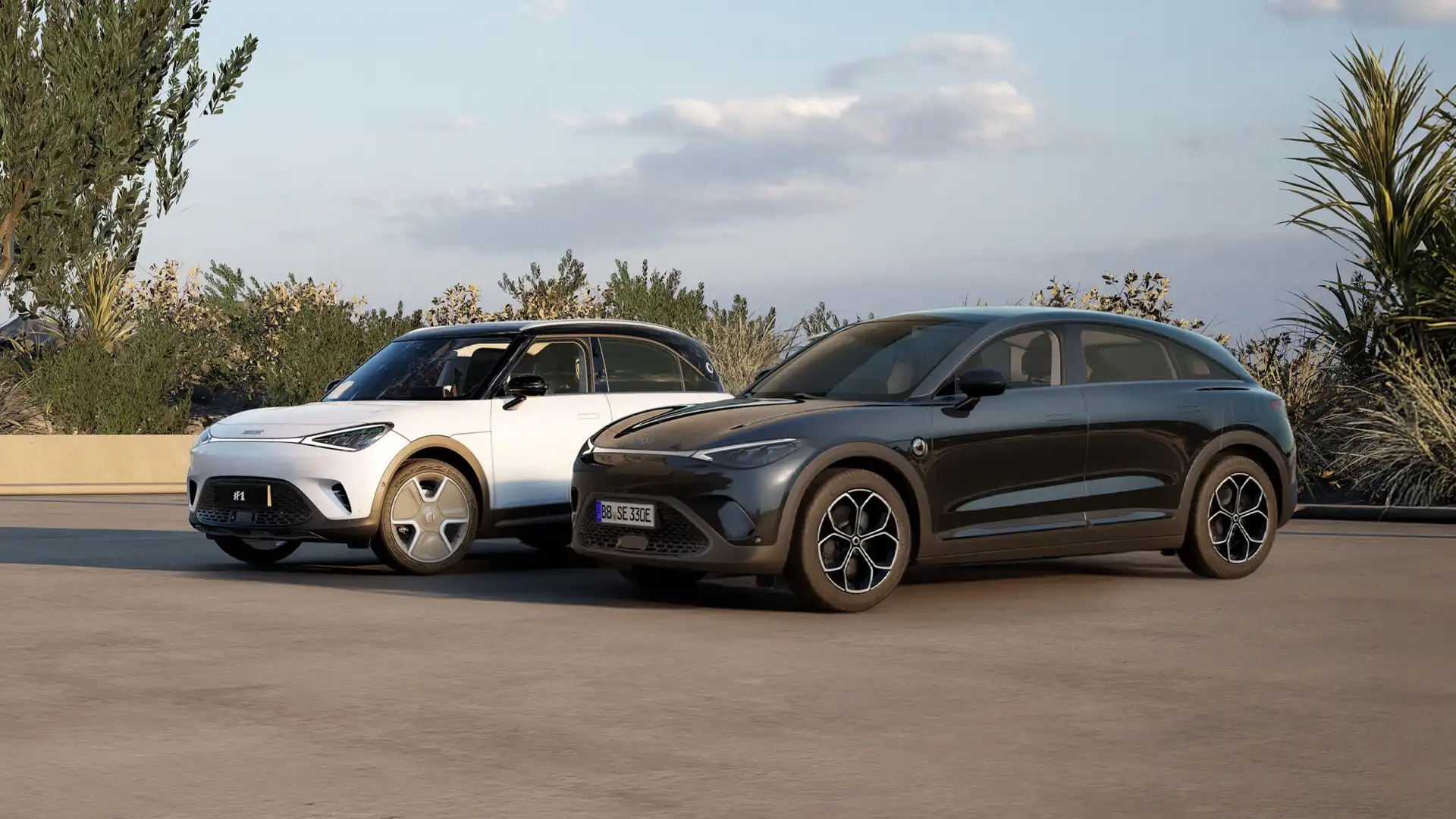 Smart 1 ja 3 autot