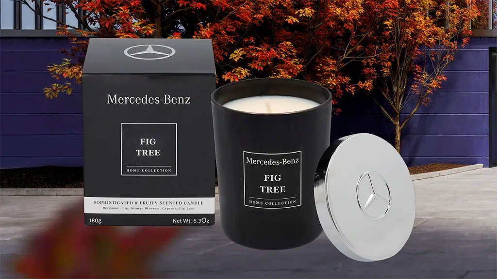 Mercedes-Benz-tuoksukynttilä Fig Tree 30 h paloajalla.